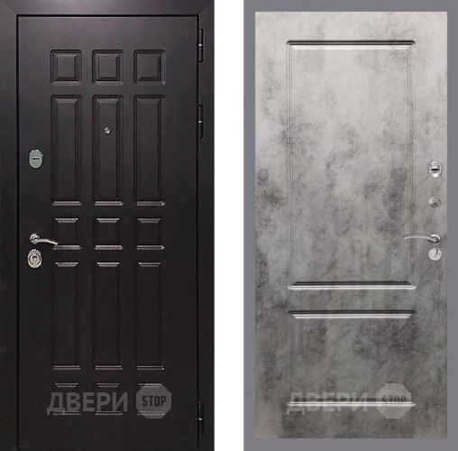 Входная металлическая Дверь Рекс (REX) 8 FL-117 Бетон темный в Краснознаменске