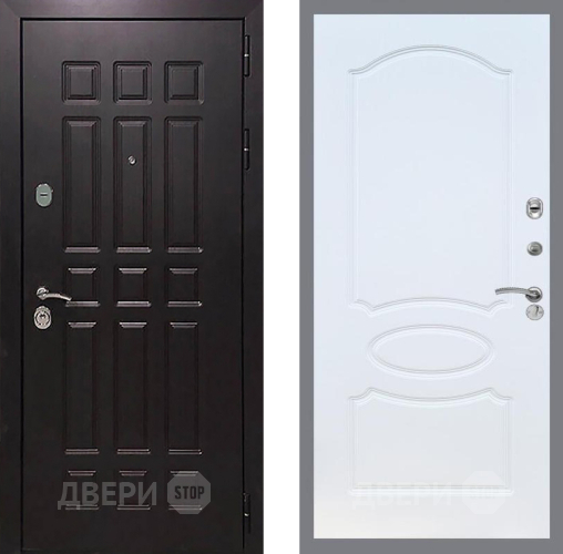 Входная металлическая Дверь Рекс (REX) 8 FL-128 Белый ясень в Краснознаменске