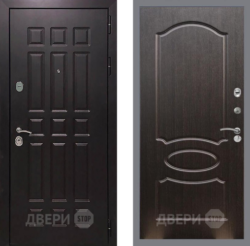 Входная металлическая Дверь Рекс (REX) 8 FL-128 Венге светлый в Краснознаменске
