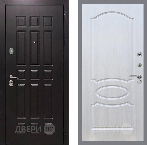 Входная металлическая Дверь Рекс (REX) 8 FL-128 Лиственница беж в Краснознаменске