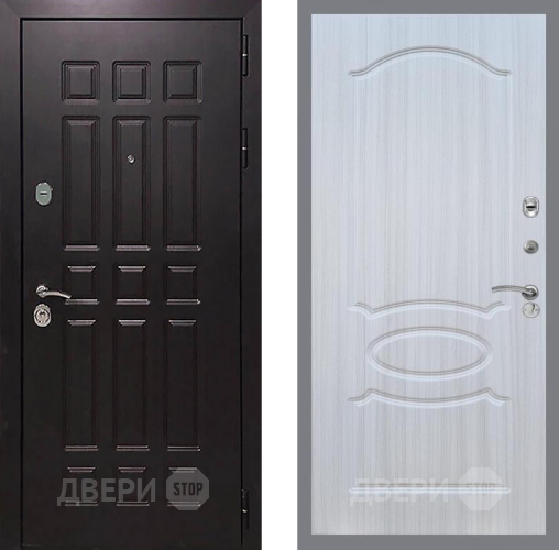 Входная металлическая Дверь Рекс (REX) 8 FL-128 Сандал белый в Краснознаменске