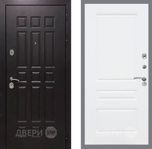 Входная металлическая Дверь Рекс (REX) 8 FL-243 Силк Сноу в Краснознаменске