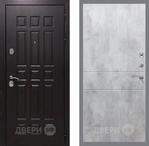 Входная металлическая Дверь Рекс (REX) 8 FL-290 Бетон светлый в Краснознаменске