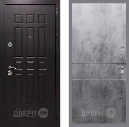 Входная металлическая Дверь Рекс (REX) 8 FL-290 Бетон темный в Краснознаменске