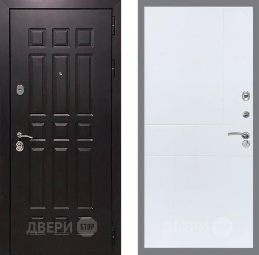 Входная металлическая Дверь Рекс (REX) 8 FL-290 Силк Сноу в Краснознаменске
