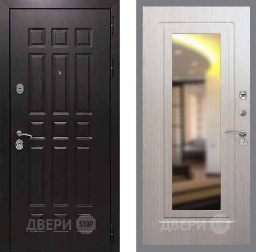 Входная металлическая Дверь Рекс (REX) 8 FLZ-120 Беленый дуб в Краснознаменске