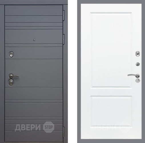 Входная металлическая Дверь Рекс (REX) 14 силк титан FL-117 Силк Сноу в Краснознаменске