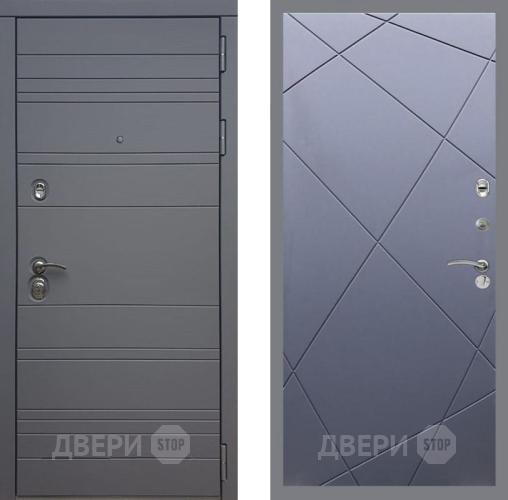 Входная металлическая Дверь Рекс (REX) 14 силк титан FL-291 Силк титан в Краснознаменске