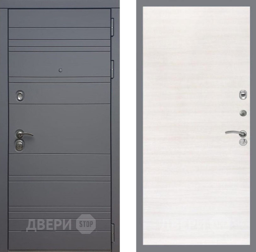 Входная металлическая Дверь Рекс (REX) 14 силк титан GL Акация в Краснознаменске