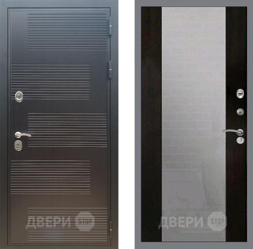 Входная металлическая Дверь Рекс (REX) премиум 185 СБ-16 Зеркало Венге в Краснознаменске