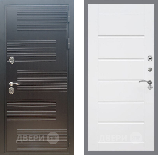 Входная металлическая Дверь Рекс (REX) премиум 185 Сити Белый ясень в Краснознаменске
