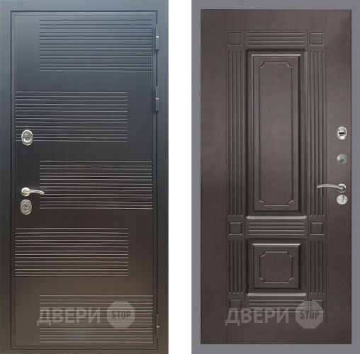 Входная металлическая Дверь Рекс (REX) премиум 185 FL-2 Венге в Краснознаменске