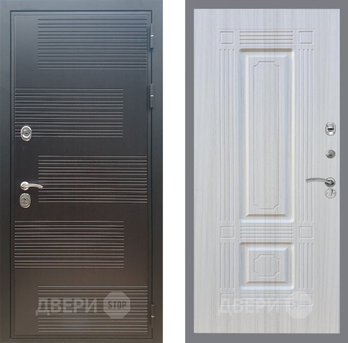 Входная металлическая Дверь Рекс (REX) премиум 185 FL-2 Сандал белый в Краснознаменске