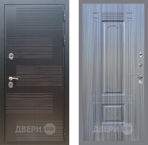 Входная металлическая Дверь Рекс (REX) премиум 185 FL-2 Сандал грей в Краснознаменске
