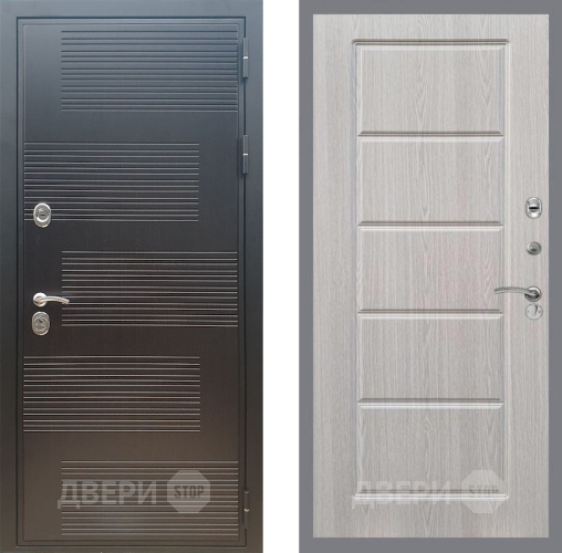 Входная металлическая Дверь Рекс (REX) премиум 185 FL-39 Беленый дуб в Краснознаменске