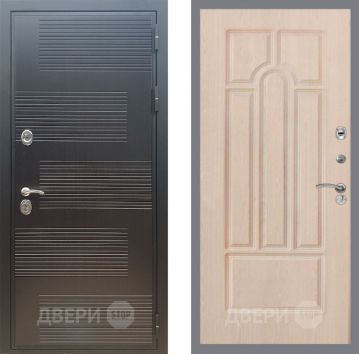 Входная металлическая Дверь Рекс (REX) премиум 185 FL-58 Беленый дуб в Краснознаменске