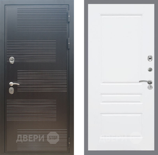 Входная металлическая Дверь Рекс (REX) премиум 185 FL-243 Силк Сноу в Краснознаменске