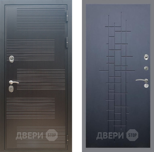Входная металлическая Дверь Рекс (REX) премиум 185 FL-289 Ясень черный в Краснознаменске
