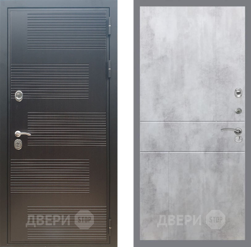 Входная металлическая Дверь Рекс (REX) премиум 185 FL-290 Бетон светлый в Краснознаменске
