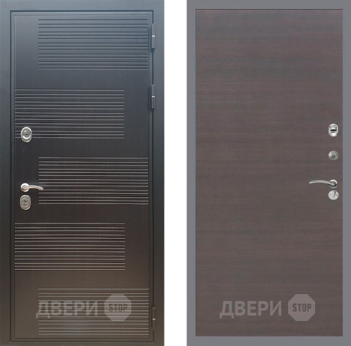 Входная металлическая Дверь Рекс (REX) премиум 185 GL венге поперечный в Краснознаменске