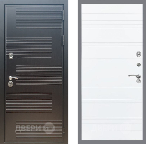 Входная металлическая Дверь Рекс (REX) премиум 185 Line Силк Сноу в Краснознаменске