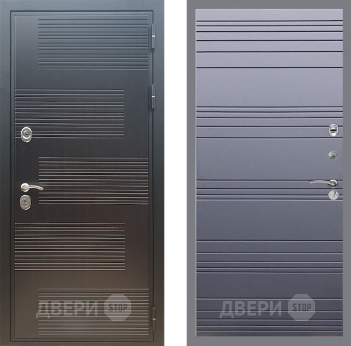 Входная металлическая Дверь Рекс (REX) премиум 185 Line Силк титан в Краснознаменске