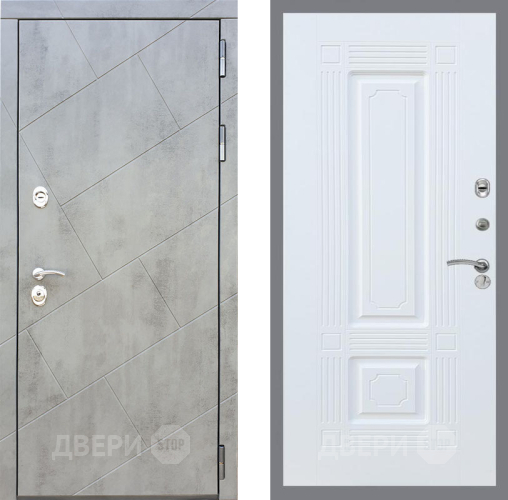 Входная металлическая Дверь Рекс (REX) 22 FL-2 Силк Сноу в Краснознаменске