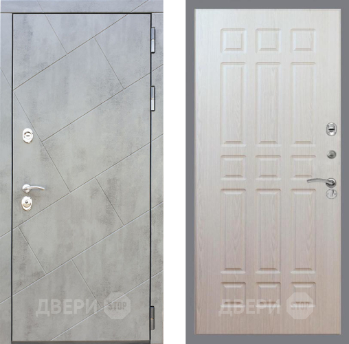 Входная металлическая Дверь Рекс (REX) 22 FL-33 Беленый дуб в Краснознаменске