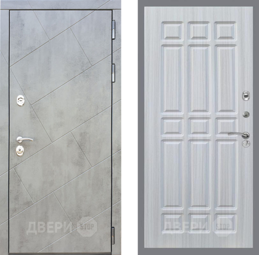 Входная металлическая Дверь Рекс (REX) 22 FL-33 Сандал белый в Краснознаменске