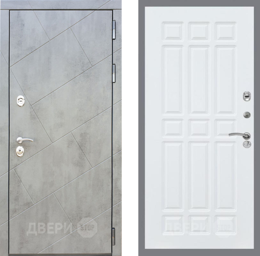 Входная металлическая Дверь Рекс (REX) 22 FL-33 Силк Сноу в Краснознаменске