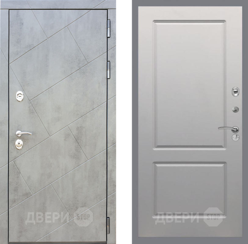 Входная металлическая Дверь Рекс (REX) 22 FL-117 Грей софт в Краснознаменске