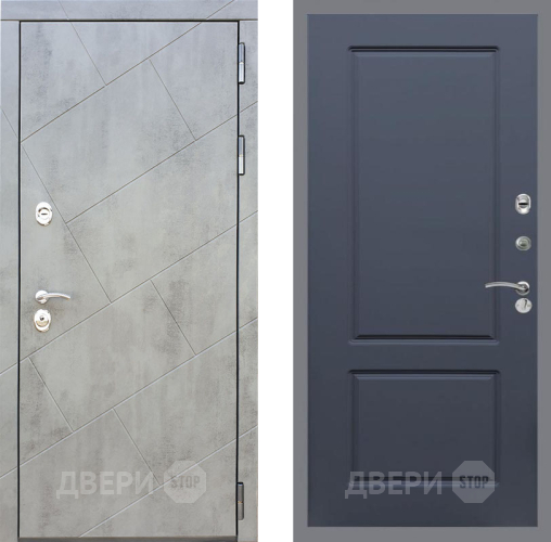 Входная металлическая Дверь Рекс (REX) 22 FL-117 Силк титан в Краснознаменске