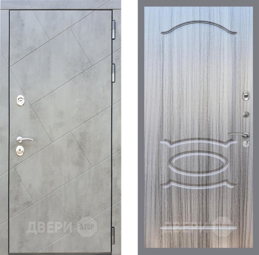Входная металлическая Дверь Рекс (REX) 22 FL-128 Сандал грей в Краснознаменске