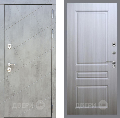 Входная металлическая Дверь Рекс (REX) 22 FL-243 Сандал белый в Краснознаменске