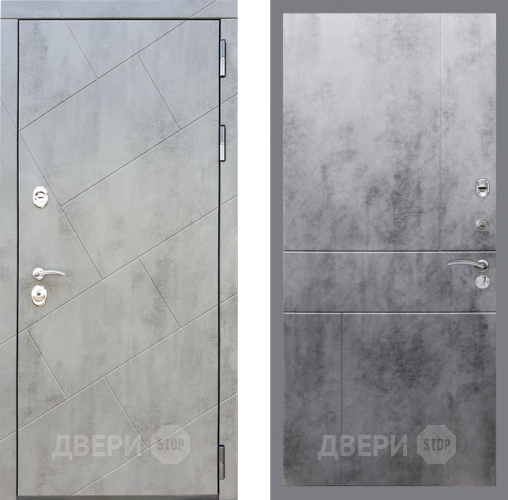 Входная металлическая Дверь Рекс (REX) 22 FL-290 Бетон темный в Краснознаменске