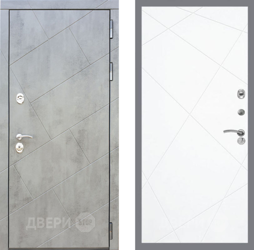 Входная металлическая Дверь Рекс (REX) 22 FL-291 Силк Сноу в Краснознаменске