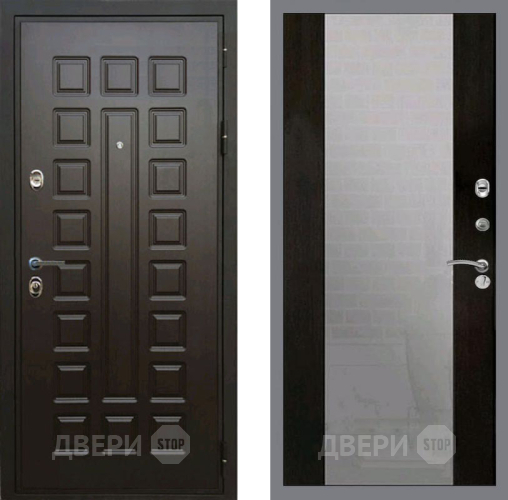 Входная металлическая Дверь Рекс (REX) Премиум 3к СБ-16 Зеркало Венге в Краснознаменске