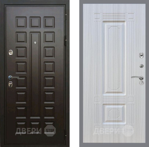 Входная металлическая Дверь Рекс (REX) Премиум 3к FL-2 Сандал белый в Краснознаменске
