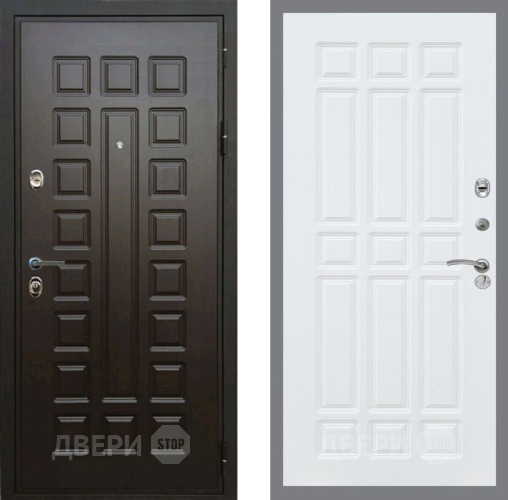 Входная металлическая Дверь Рекс (REX) Премиум 3к FL-33 Силк Сноу в Краснознаменске