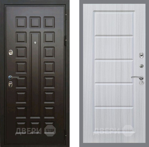 Входная металлическая Дверь Рекс (REX) Премиум 3к FL-39 Сандал белый в Краснознаменске