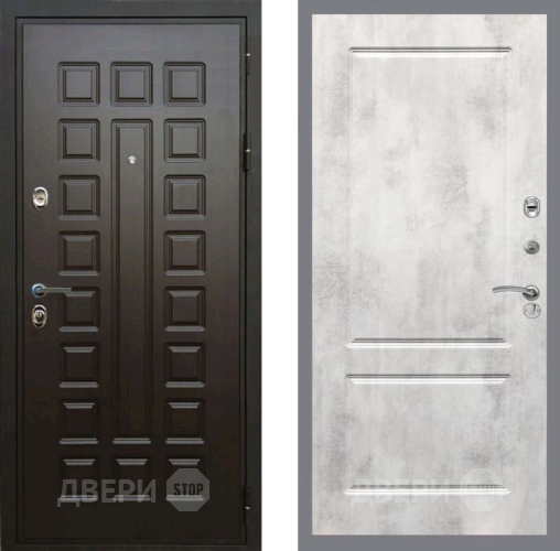 Входная металлическая Дверь Рекс (REX) Премиум 3к FL-117 Бетон светлый в Краснознаменске