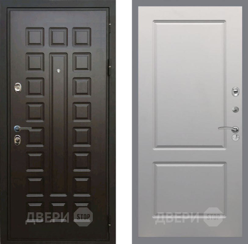 Входная металлическая Дверь Рекс (REX) Премиум 3к FL-117 Грей софт в Краснознаменске