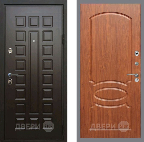 Входная металлическая Дверь Рекс (REX) Премиум 3к FL-128 Морёная берёза в Краснознаменске