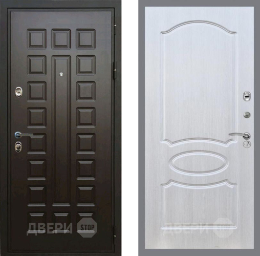 Входная металлическая Дверь Рекс (REX) Премиум 3к FL-128 Лиственница беж в Краснознаменске