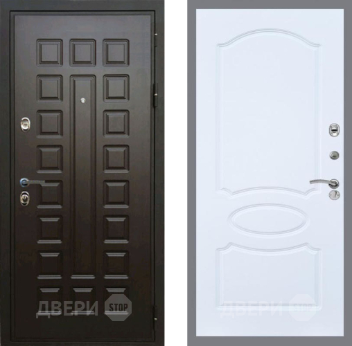 Дверь Рекс (REX) Премиум 3к FL-128 Силк Сноу в Краснознаменске