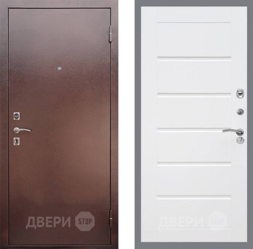 Входная металлическая Дверь Рекс (REX) 1 Сити Белый ясень в Краснознаменске