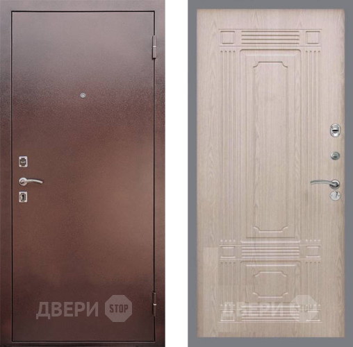 Входная металлическая Дверь Рекс (REX) 1 FL-2 Беленый дуб в Краснознаменске
