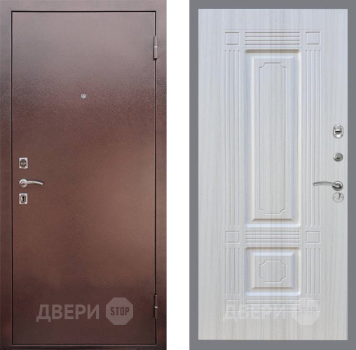 Входная металлическая Дверь Рекс (REX) 1 FL-2 Сандал белый в Краснознаменске