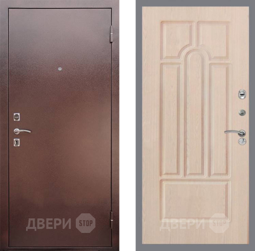 Входная металлическая Дверь Рекс (REX) 1 FL-58 Беленый дуб в Краснознаменске