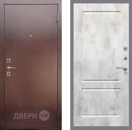 Входная металлическая Дверь Рекс (REX) 1 FL-117 Бетон светлый в Краснознаменске